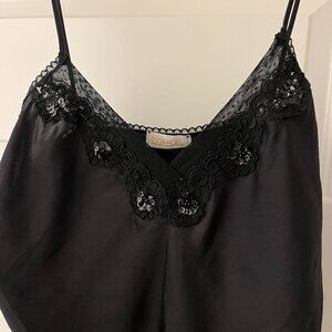 Pretty Black Camisole - Size Medium